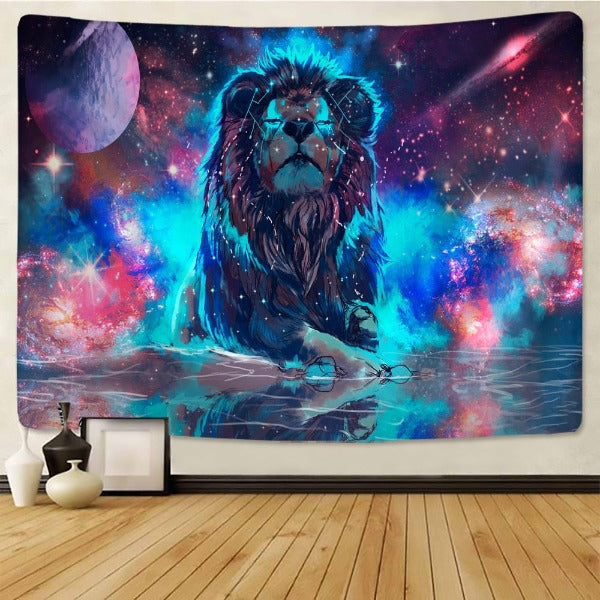 tapeçaria do leão cósmico